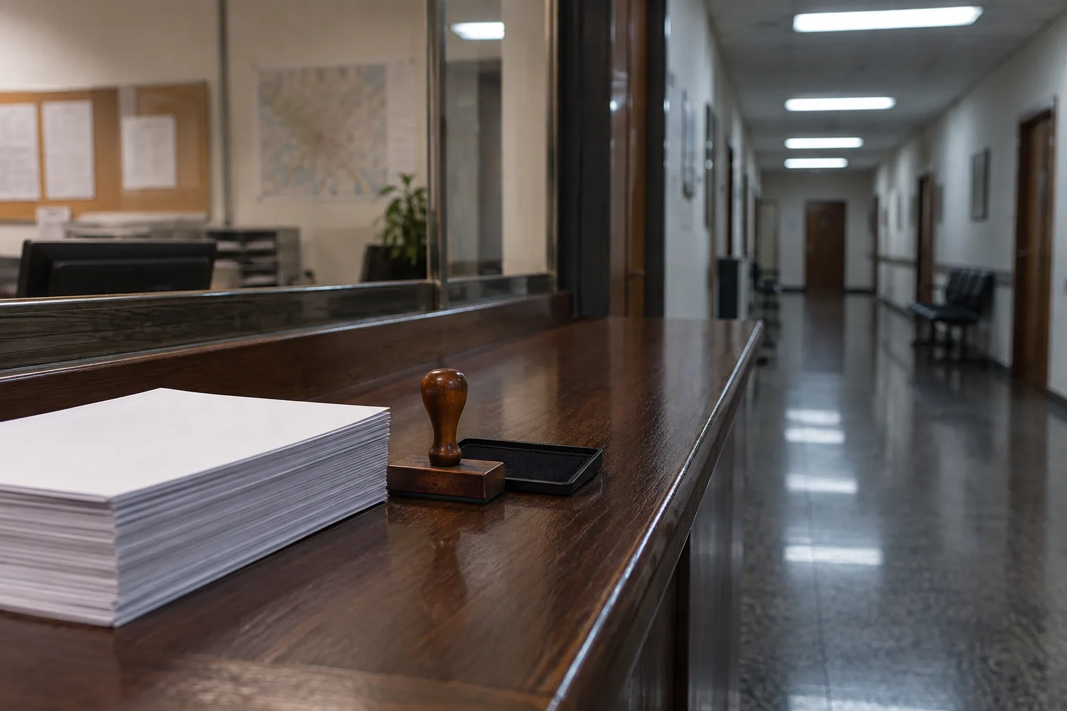 Documentación y ordenador sobre una mesa para revisar convocatorias de ayudas empresariales